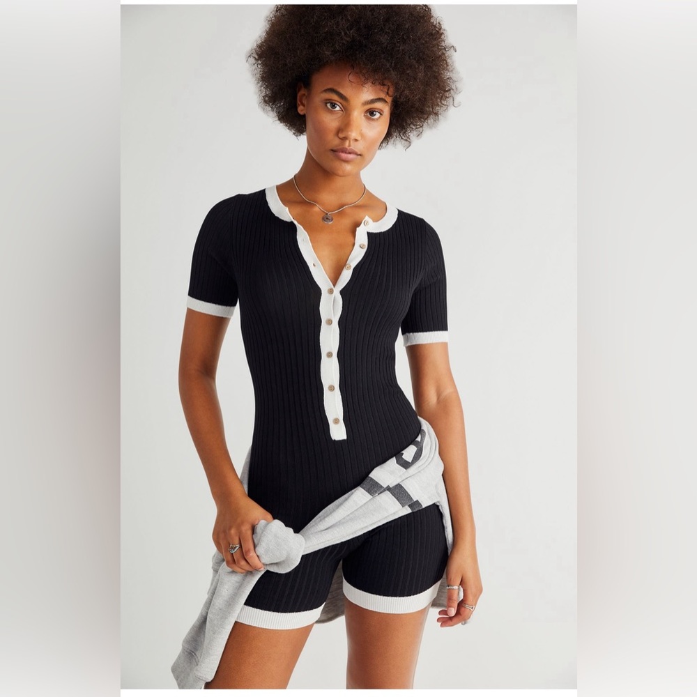 Free People Tennis Time Romper